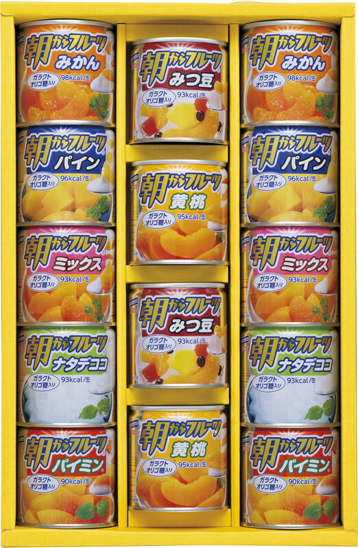 卸売 御進物等の贈り物セット デザートギフト はごろもフーズ 朝からフルーツ みかん パイン ミックス