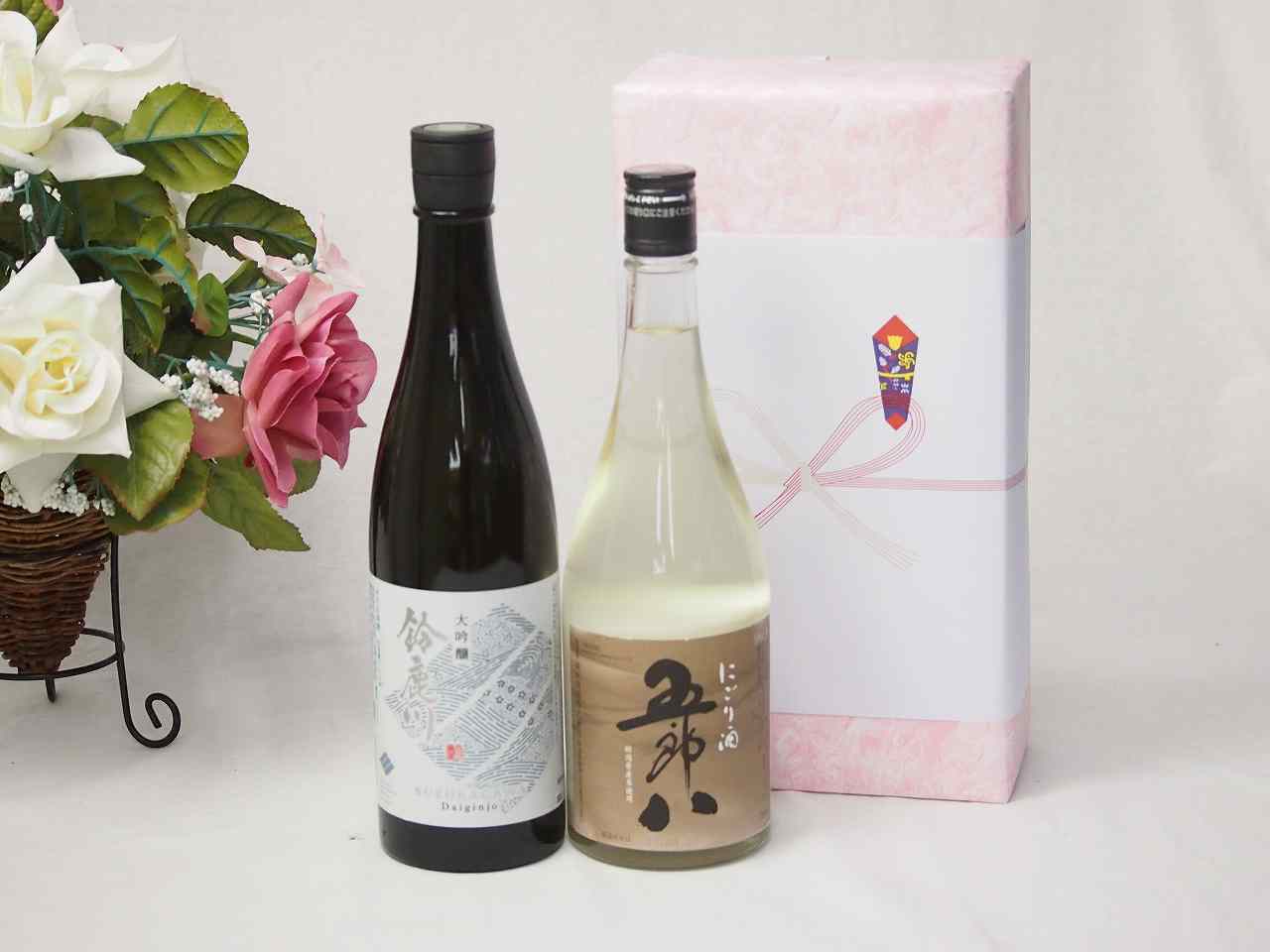 【最大2000円オフクーポン10日1:59迄】贈り物ギフト五郎八にごり酒720mlセット 清水清三郎商店 鈴鹿川大吟醸(三重県)720ml