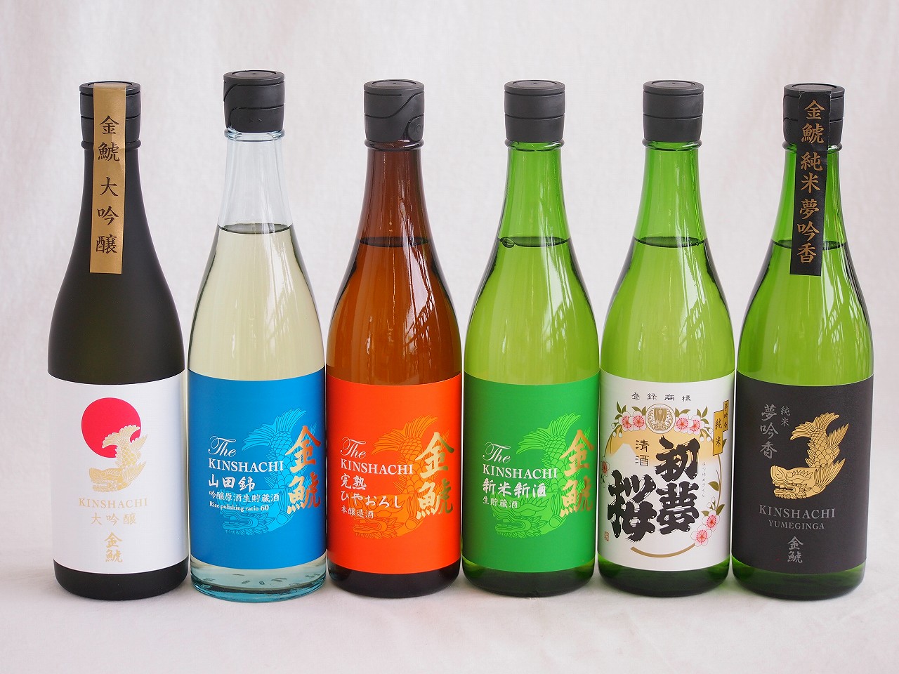 【最大2000円オフクーポン10日1:59迄】贅沢な日本酒6本セット(金鯱山田錦吟醸原酒生貯蔵(愛知) 金鯱完熟しやおろし(愛知) 金鯱新米新酒(愛知) 金鯱純米夢吟香(愛知) 金鯱初夢桜 純米(愛知) 金鯱大吟醸(愛知)) 720ml×6本