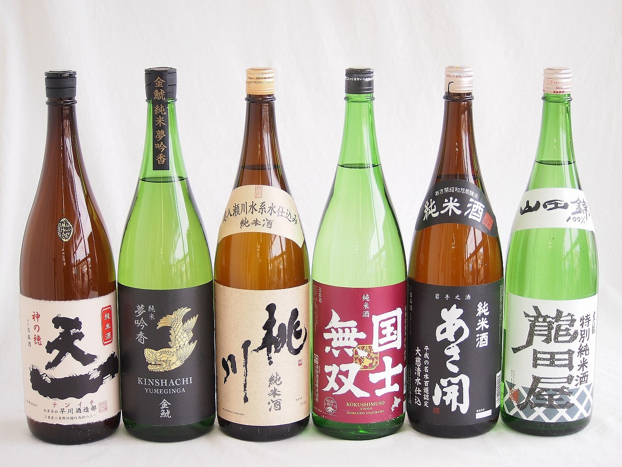 【最大2000円オフクーポン26日1:59迄】米の旨味よい日本酒6本セット(早川酒造部天一 純米酒 (三重県) 桃川 純米酒 (青森県) 金しゃち酒造金鯱 夢吟香 純米酒 (愛知県) 高砂酒造国士無双 純米酒 (北海道) あさ開 純米酒 (岩手県) 東春酒造東龍 龍田屋 特別純米 (愛知県)) 18|贈り物本舗じざけや
