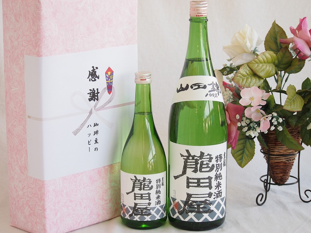 日本酒地酒感謝の贈り物ボックス2本セット(東春酒造 東龍 龍田屋特別純米酒(愛知県) 東春酒造 東龍 龍田屋特別純米(愛知県)) 720ml×1本 1800ml×1本