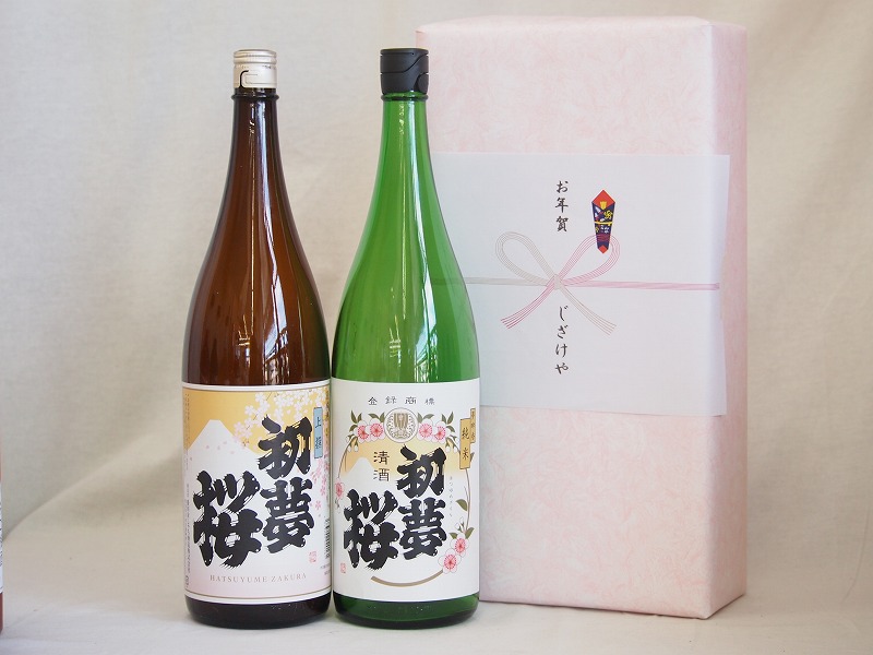 愛知金鯱 感謝贈り物2本セット(金鯱 初夢桜 純米 金鯱 初夢桜 上撰) 1800ml×2本