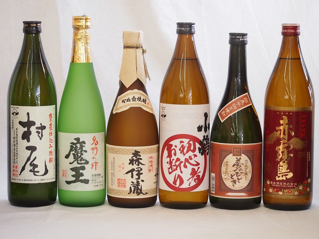 ブランド雑貨総合 プレミアムな芋焼酎飲み比べ6本セット 森伊蔵720ml