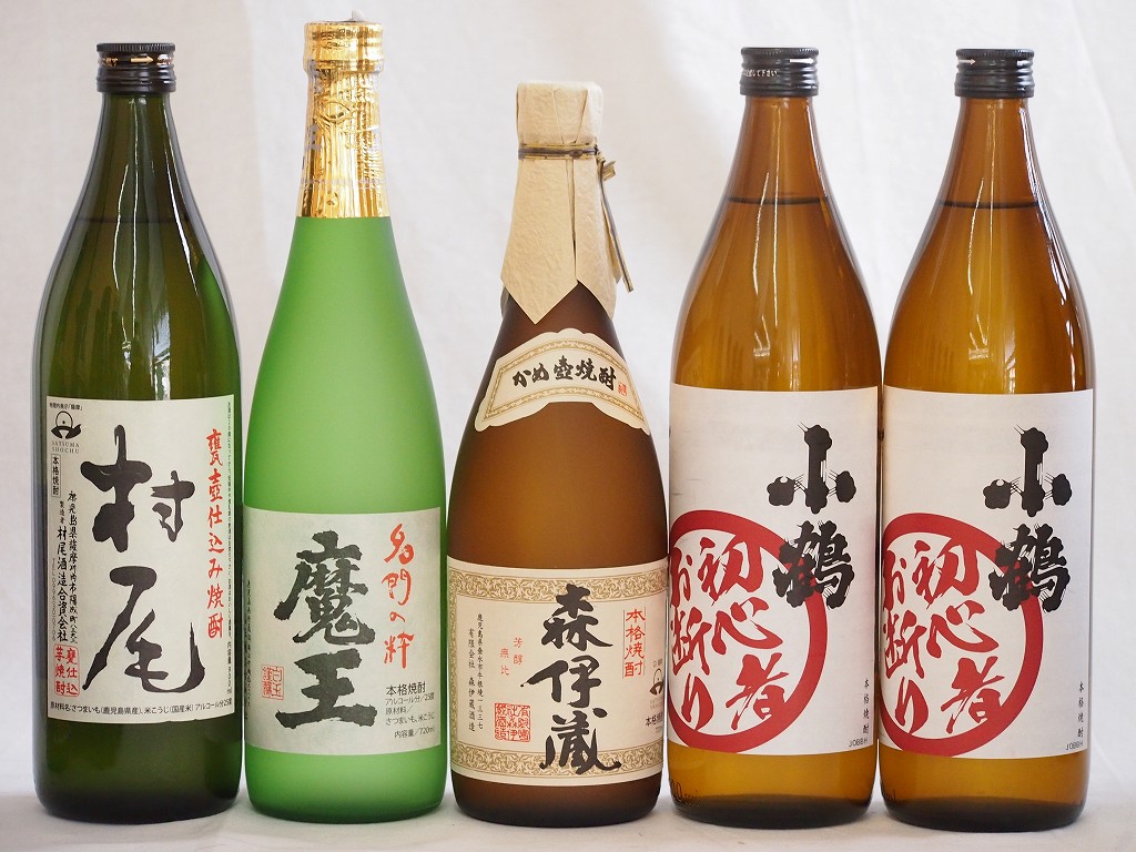 楽天市場】プレミアムな芋焼酎飲み比べ5本セット(森伊蔵720ml