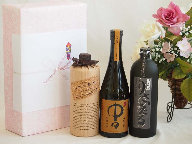 楽天市場】麦焼酎厳選3本セット 百年の孤独720ml 熟成麦焼酎 夢の