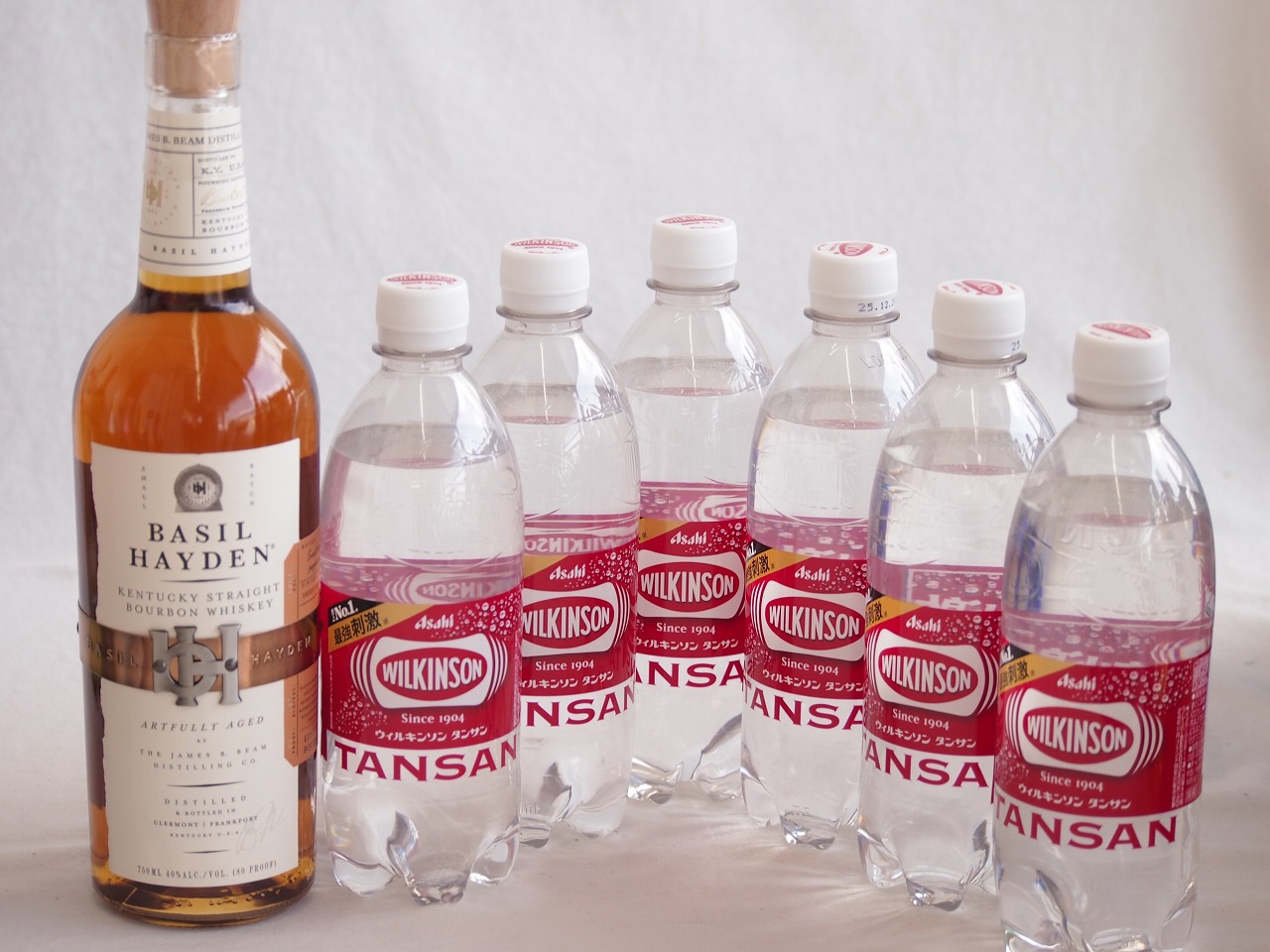 【最大2000円オフクーポン10日1:59迄】家飲みを、バーカウンターへ ハイボールウイスキー7本セット(ウィルキンソン炭酸 ベイゼル ヘイデン40度(アメリカ)) 500ml×6本 750ml×1本