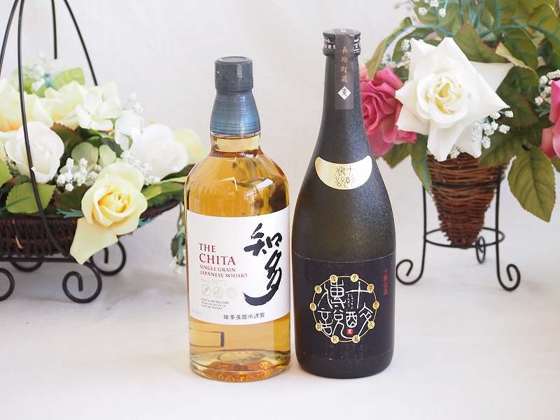 贈り物ギフト ジャパニーズウイスキーと本格麦焼酎対決セット 知多