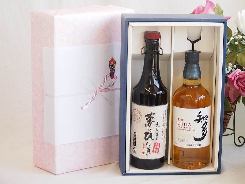 【最大2000円オフクーポン17日1:59迄】プレミアム焼酎 夢のひとときギフトボックス ５年熟成長期貯蔵麦焼酎夢のひととき30°(大分県)720mlウイスキー知多43°700ml