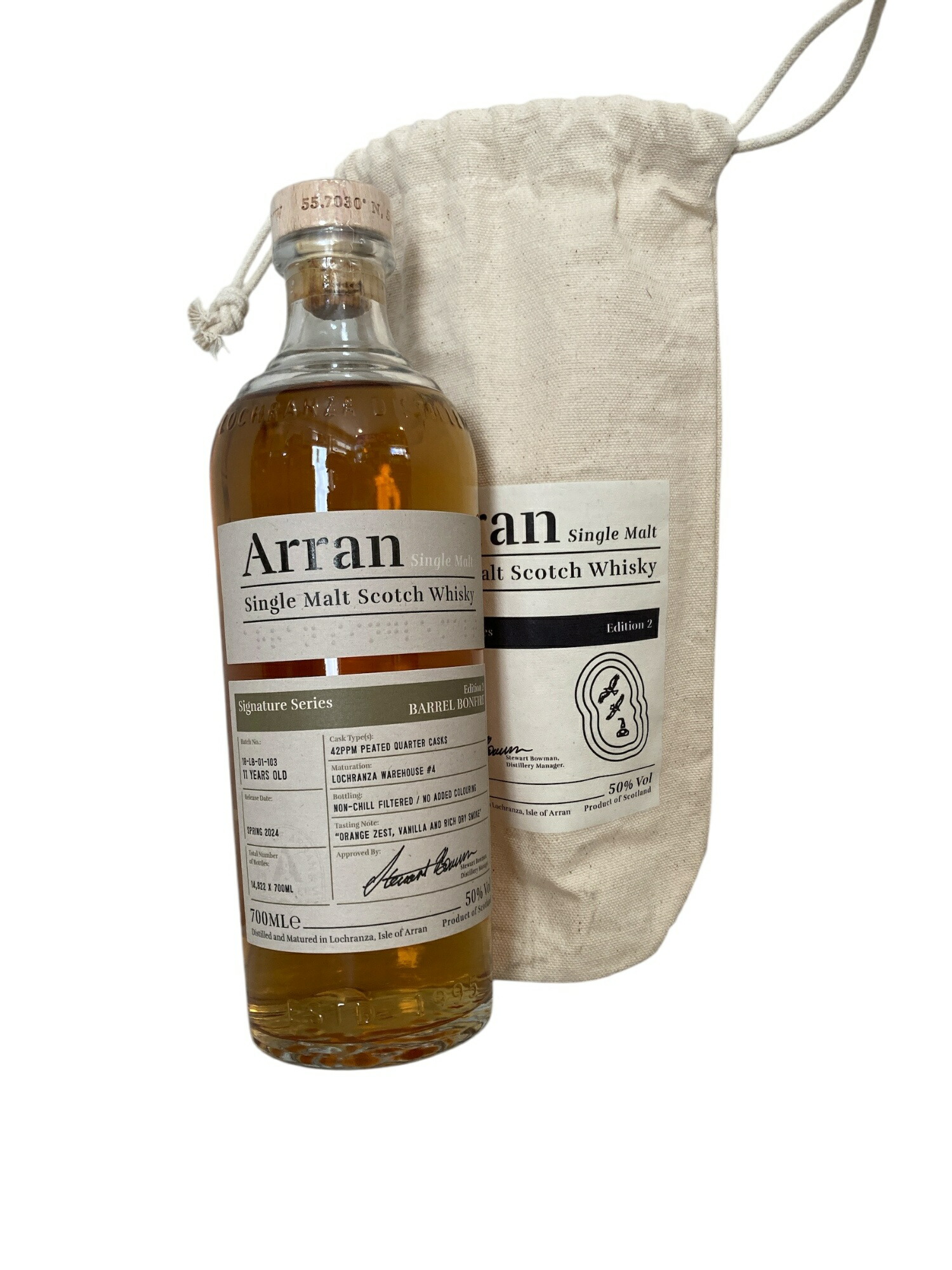 Arran 11年 シングルモルトスコッチウイスキー 700ml 楽天市場】アラン 11年 バレル ボンファイア 700ml 50度