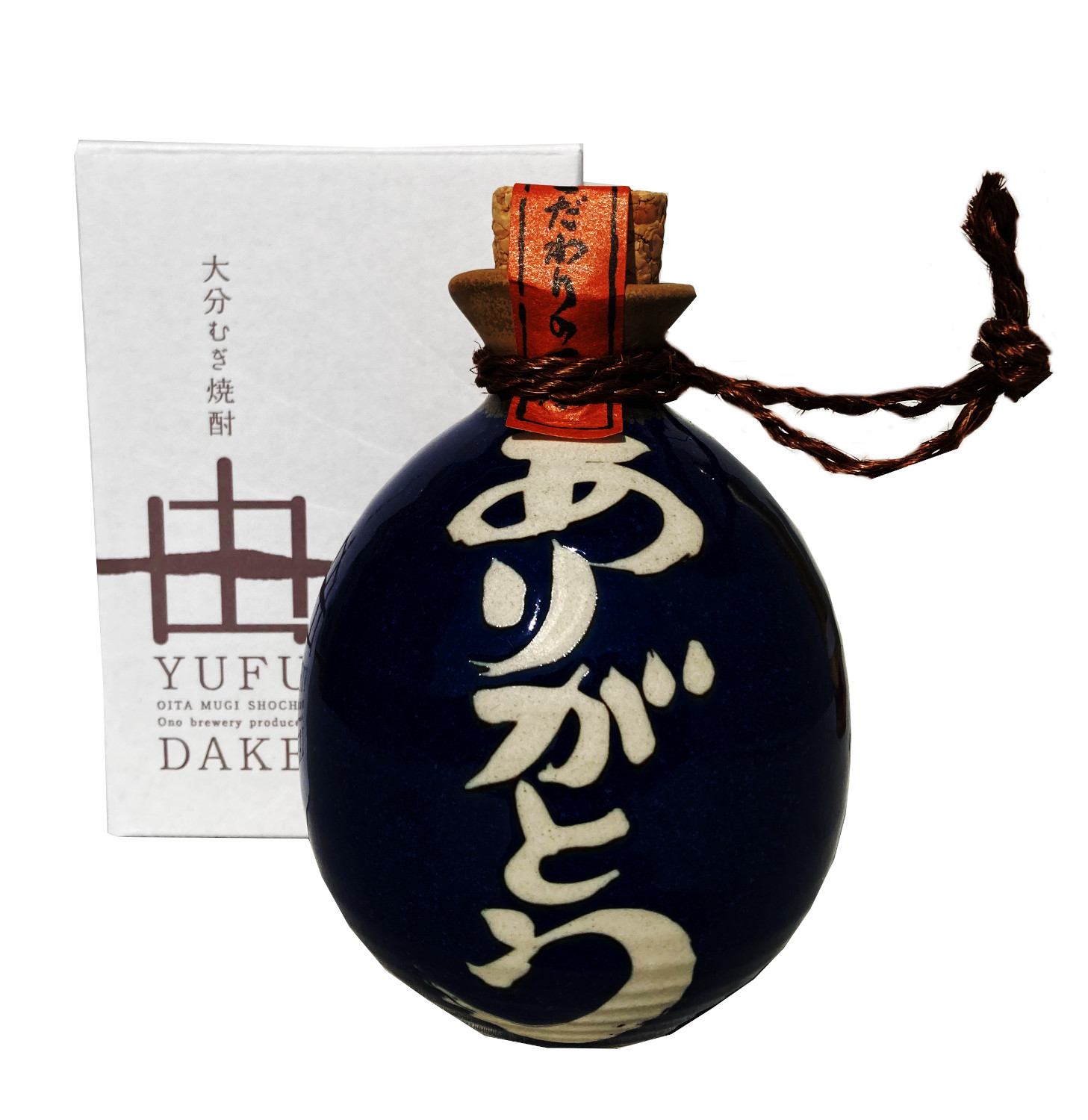 【楽天市場】ありがとう 360ml 麦焼酎 25度【送料無料】 【父の日】誕生日/プレゼント/由布岳/酒：酒の菊屋 楽天市場店