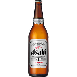 アサヒ　スーパードライ 大瓶　633ml×20本（１ケース）