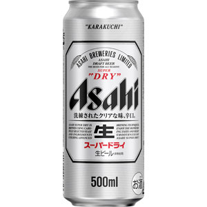 アサヒスーパードライ500ml 24本 アサヒスーパードライ 500ml 1箱（24缶入） アサヒビール - アスクル