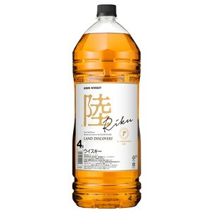 ●よりどり4本で送料無料●(一部地域除く)キリンウイスキー　陸　4L　ペットボトル
