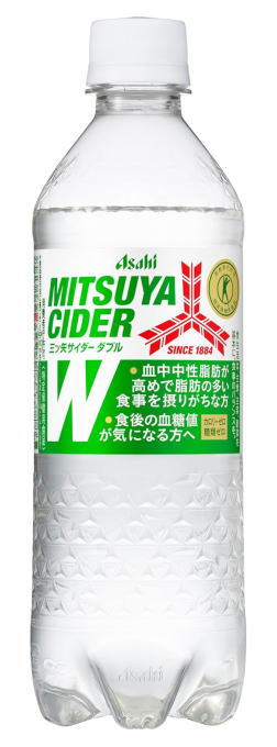 楽天市場】【アサヒ】三ツ矢サイダー W(ダブル) 矢羽根ボトル 485ml x