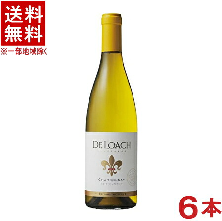 ［ワイン］★送料無料★※６本セット　デ・ローチ　シャルドネ　白　７５０ｍｌ　６本　（カリフォルニア）（辛口）（コルク栓）国分｜リカー問屋マキノ