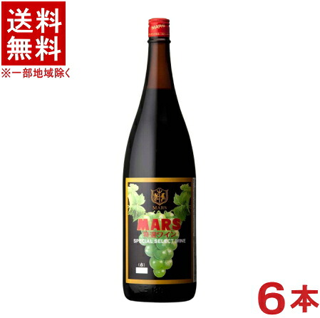 ［ワイン］★送料無料★※１ケースで１梱包★マルス　特選ワイン　赤　１．８Ｌ　１ケース６本入り　（１８００ｍｌ）（国産）（マルスワイン）（ＭＡＲＳ）本坊酒造（株）／マルス山梨ワイナリー｜リカー問屋マキノ