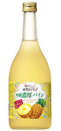 ［リキュール］２ケースまで同梱可★ 寶　沖縄産パイナップルのお酒　沖縄濃厚パイン　 ７２０ｍｌ瓶　１ケース６本入り　 （６本セット）（パインアップル）（和りきゅーる）（タカラ）宝酒造株式会社