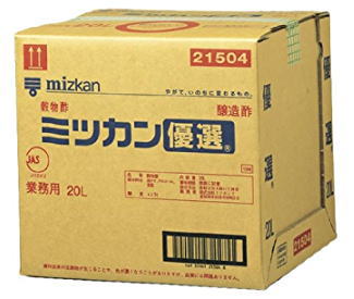 【楽天市場】[食酢]1個で1梱包★ミツカン 優選 コックなし 20L 1個 （20リットル）（醸造酢）（お酢）（業務用・大容量）（バッグイン ...