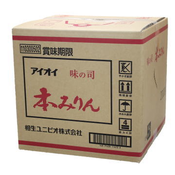 ［みりん］１個で１梱包★<br>味の司　本みりん　２０Ｌ　１個　<br>（２０リットル）（本味醂）（業務用）（ＱＢ）相生ユニビオ