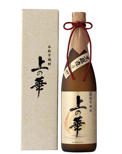 ［芋焼酎］１ケースで１梱包★ ２５度　上の華　【化粧箱入】　７２０ｍｌ　 １ケース１２本入り　 （箱付き・箱入り・カートン付き）（黒麹造り）（本格焼酎）（かみのはな）岩川醸造