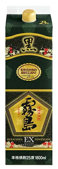 楽天市場】［芋焼酎］12本まで同梱可☆25度 黒霧島 1．8L