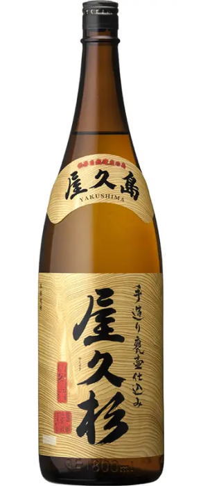 ［芋焼酎］１ケースで１梱包★ ２５度　屋久杉　１．８Ｌ瓶　１ケース６本入り　 （６本セット）（１８００ｍｌ）（本格焼酎）（薩摩焼酎）本坊酒造株式会社