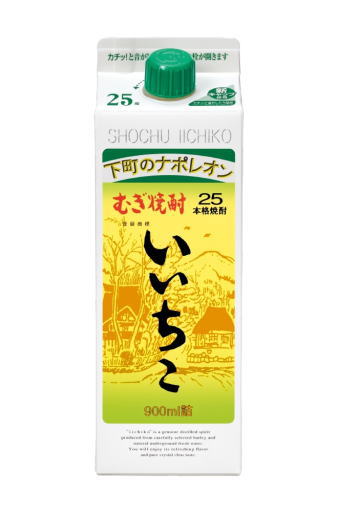 ［麦焼酎］４ケースまで同梱可★ 下町のナポレオン　２５度　いいちこ　９００ｍｌパック　 １ケース６本入り　三和酒類株式会社