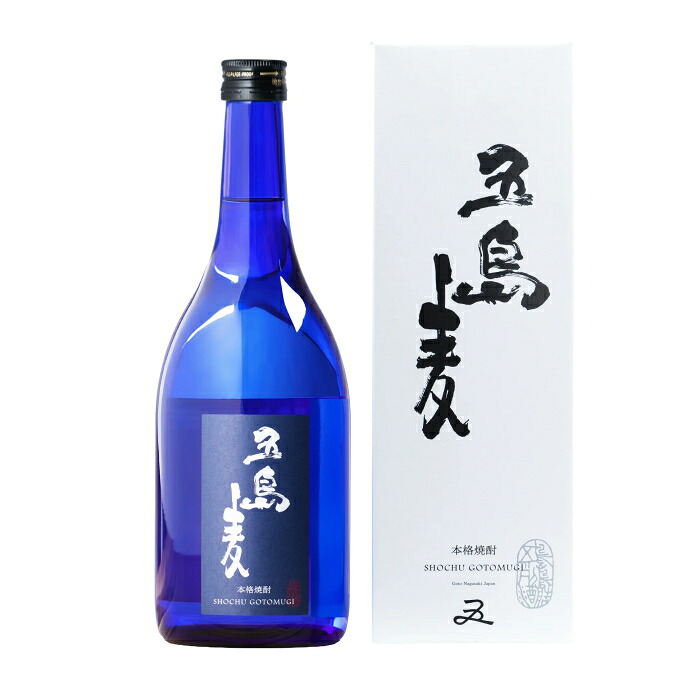 ［麦焼酎］１ケースで１梱包★２５度　五島　【麦】　化粧箱入り　７２０ｍｌ　１ケース１２本入り　（個別箱入り・箱付き・カートン付き）（本格焼酎）（五島列島酒造）日本酒類販売｜リカー問屋マキノ