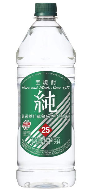 ［焼酎甲類］２ケースまで同梱可★ 宝　２５度　純　１９２０ｍｌ　 １ケース６本入り　 （緑ラベル）（６本セット）（１．９２Ｌ）（エコペット）（ＰＥＴ・ペットボトル）（宝焼酎）（タカラ）宝酒造
