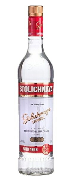 ［ウォッカ］２ケースまで同梱可★ ４０度　ストリチナヤ　プレミアム　７５０ｍｌ瓶　 １ケース１２本入り　 （Vodka）日本ビール株式会社