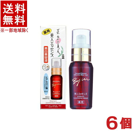 ［化粧品］★送料無料★※６個セット　日本盛　米ぬか美人　美人エッセンス　４０ｍｌ　６個　（４０ｇ）（薬用　美白美容液）（無香料・無着色・弱酸性）（スキンケア・日本製）｜リカー問屋マキノ