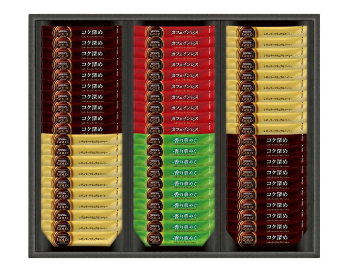 楽天市場】［ギフト］☆送料無料☆※ ネスカフェ ゴールドブレンド プレミアムスティックコーヒーギフト ◇Ｎ３０-ＧＢＫ◇ （ギフトセット ）（アソート・詰め合わせ）（スティックコーヒー）ネスレ : リカー問屋マキノ