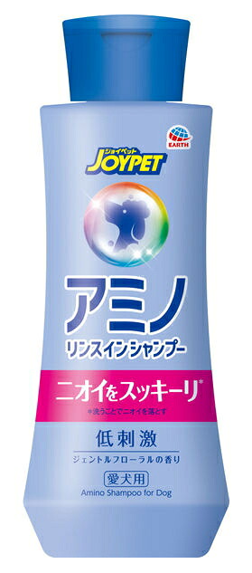 ［愛玩動物備品］１仕掛けるで１荷拵え★ＪＯＹＰＥＴ アミノリンスインシャンプー レギュラー ３５０竓 ２４個 【１仕掛ける】（24本）（愛犬用）（上半身世話をする）（低揺りうごかす）（ジェントルフローラルの芳ばしさ）（ジョイペット）地べた・愛玩動物株式会社