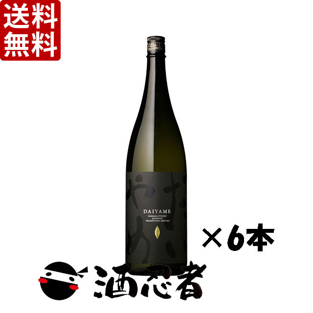 送料無料 だいやめ(DAIYAME)　芋焼酎　25度　1800ml×6本セット