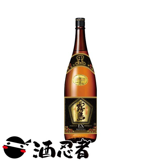楽天市場】黒霧島EX 芋焼酎 25度 1800ml×6本／1本あたり1846+税