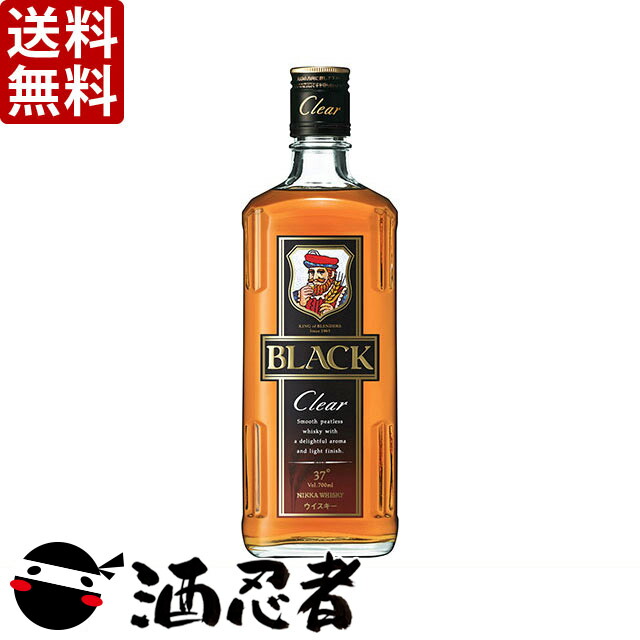 ブラックニッカ クリアブレンド 37° 700ml 楽天市場】送料無料 ブラックニッカ クリアブレンド37° 700ml×12