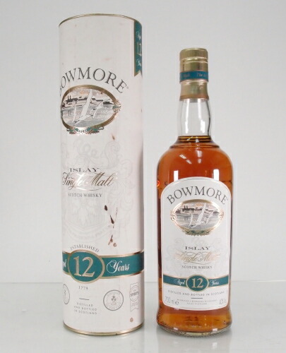 楽天市場】【レトロ】ボウモア12年 ダンピーボトル 43度 1000ml
