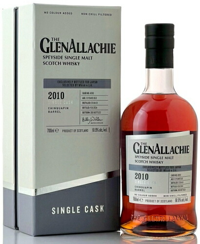 グレンアラヒー 【2010】13年チンカピンバレル61.9%700ml for JAPAN