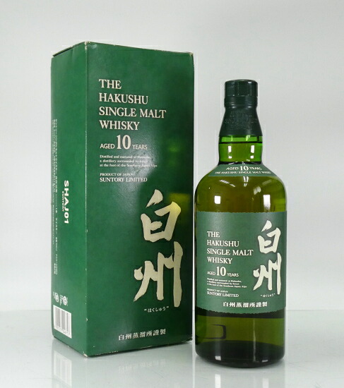 サントリー】シングルモルトウイスキー白州10年 40%700ml【 The