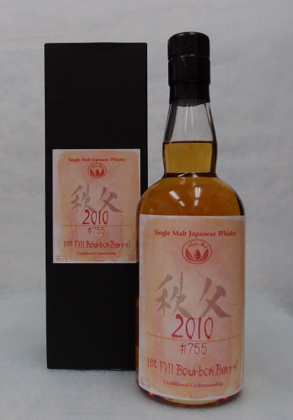 イチローズモルト 秩父 #755　Fill Bourbon barrel　６２．１%700ｍｌ【Ichiro's Malt】Japanese Single Malt Whisky