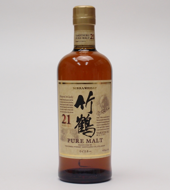 【楽天市場】ニッカ 竹鶴21年 ピュアモルトウイスキー【箱無し】43％700ml nikkamaltwhisky taketsuru：酒の