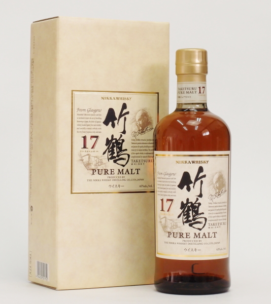 【楽天市場】ニッカ 竹鶴17年ピュアモルト【ギフトボックス】43度700mlnikkamaltwhisky taketsuru：酒のスーパー