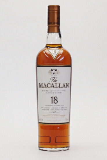 マッカラン18年 700ml 43% 2019 マッカラン 18年 シェリーオーク – 元町WHISKY オンライン