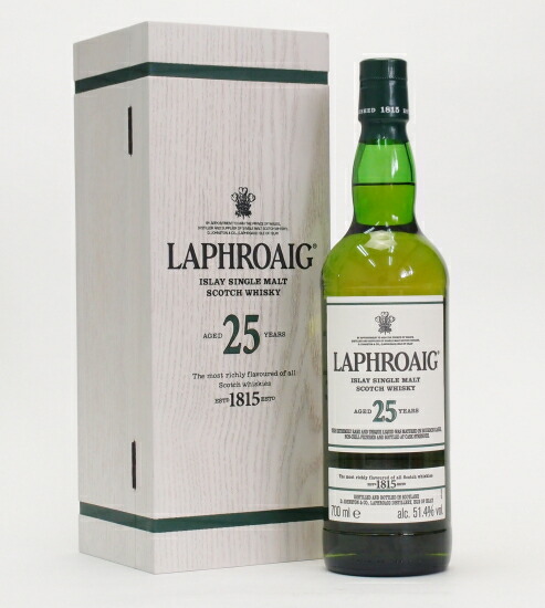 ラフロイグ25年カスクストレングス51.4度700ml 60,500円