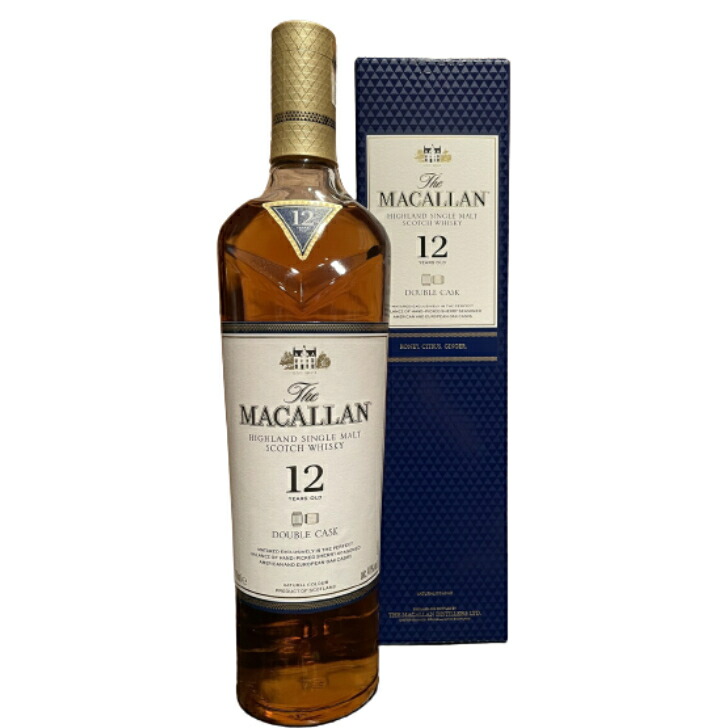 MACALLAN 12年 ダブルカスク 700ml 3瓶 ザ・マッカラン ザ マッカラン 12年 ダブルカスク 箱付 700ml whisky