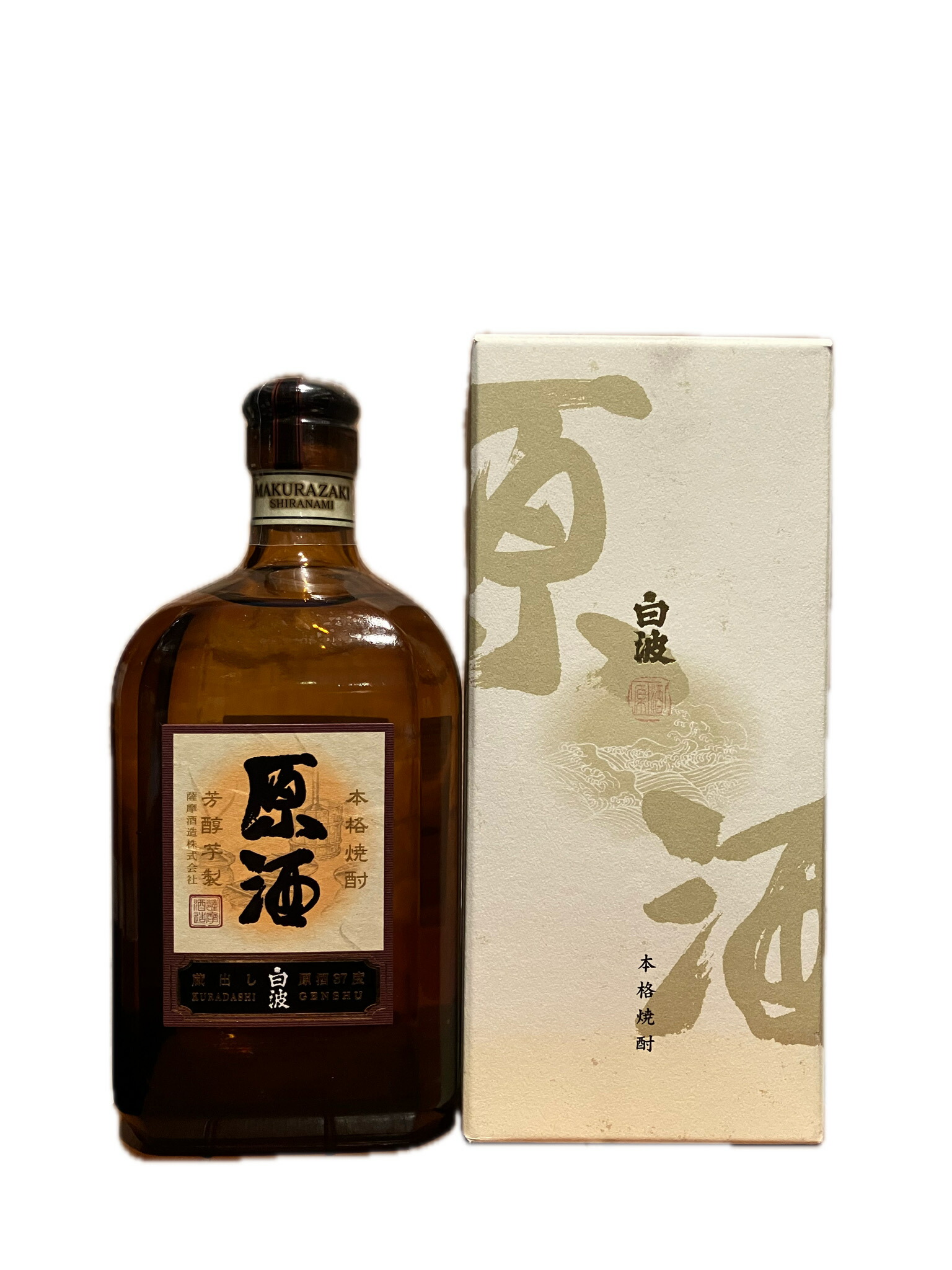【希少】さつま白波　原酒 1800ml 37度 さつま白波原酒 - 薩摩酒造株式会社