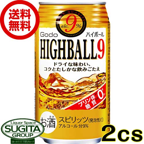 市場 送料無料 缶 ハイボール9 Godo 350ml 48本 オエノン 9 2ケース