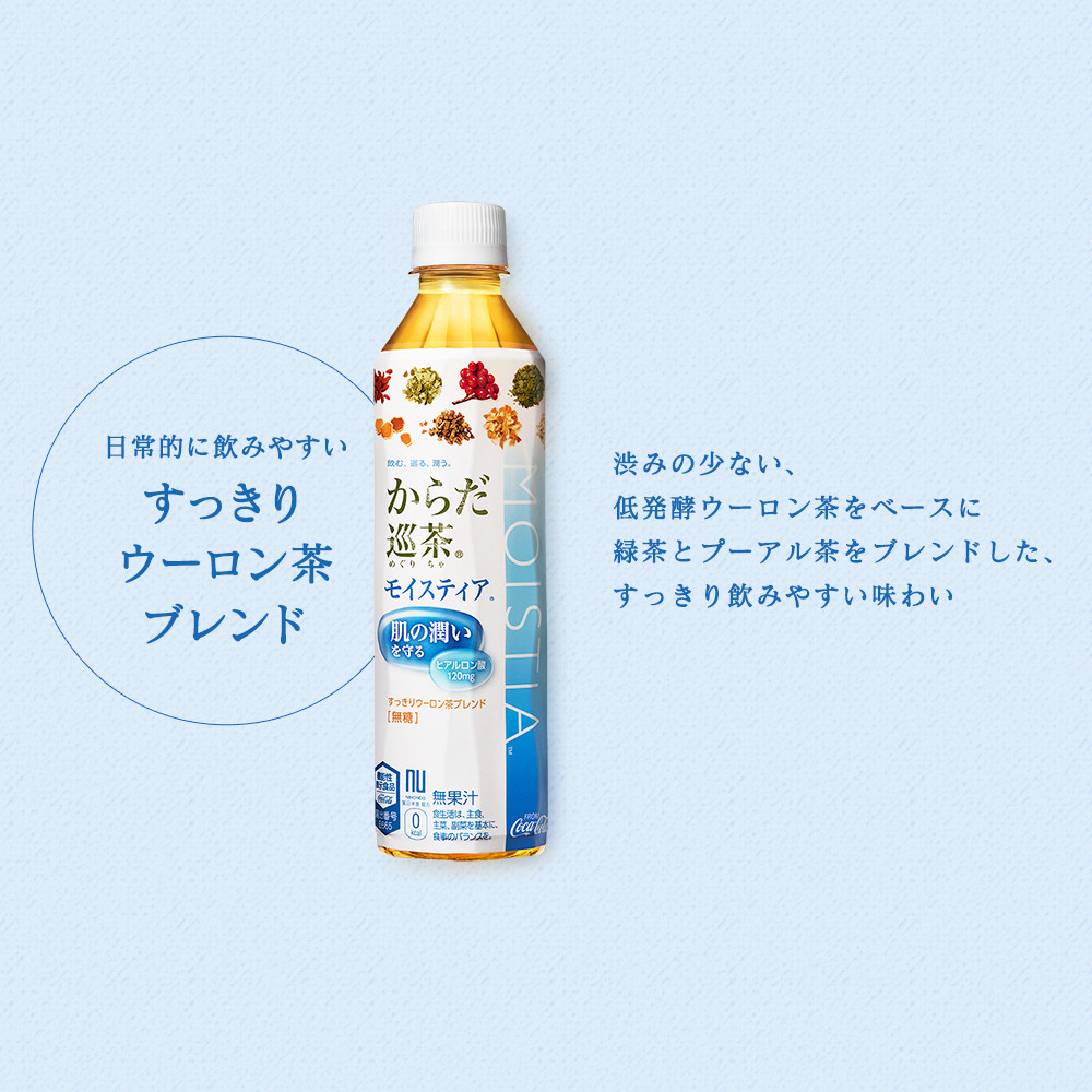 6月はポイント2倍 送料無料 直送 からだ巡茶 モイスティア 410ml 48本 2ケース お茶 機能性表示食品 巡り うるおい 500 ペットボトル Rvcconst Com