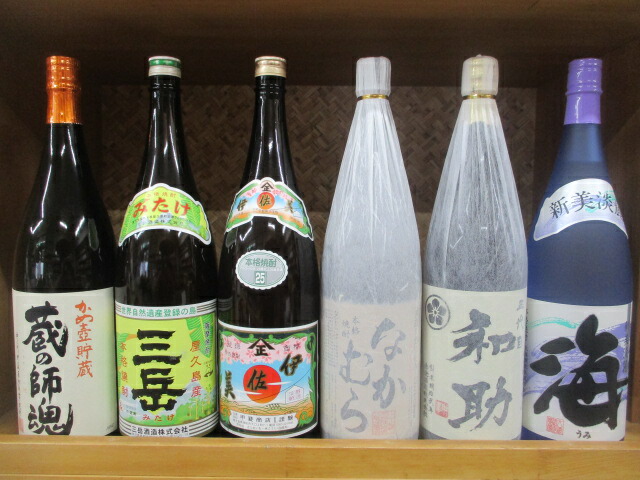 芋焼酎 伊佐美 なかむら 三岳を含む芋焼酎6本セット 【お買得！】