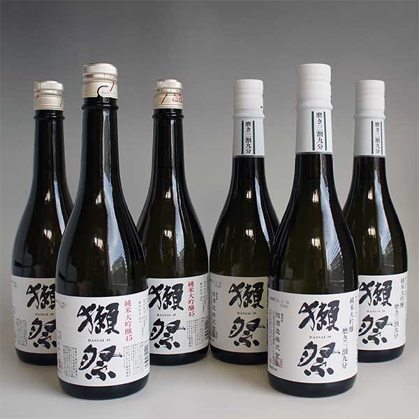 獺祭 日本酒飲み比べセット 磨き39三割九分 3本 純米大吟醸45 3本 720ml 計6本 ギフト包装不可 旭酒造 山口県